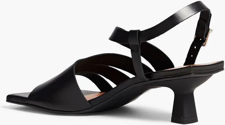 Leather slingback sandals - Image 3