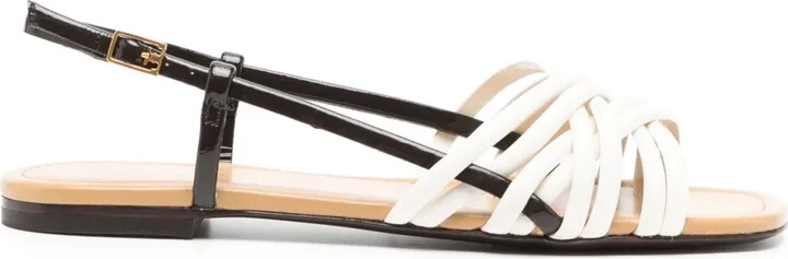 Leather Slingback Sandals