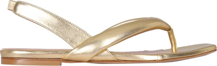 Leather Slingback Sandals