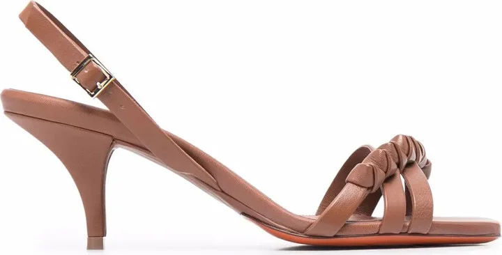 Leather Slingback Sandals