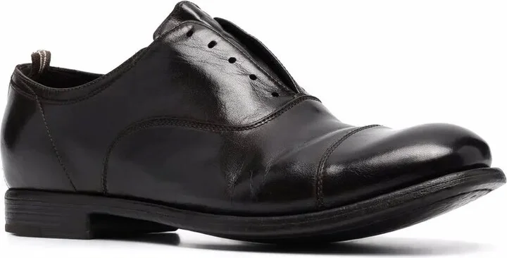 Leather Slip-On Brogues - Image 2