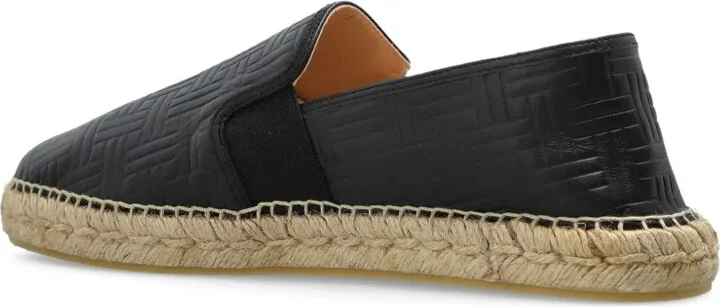 Leather Slip-On Espadrilles - Image 4