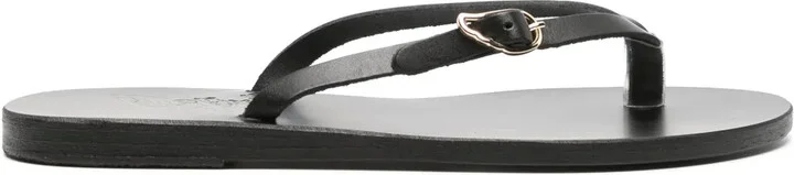 Leather Slip-On Flip Flops