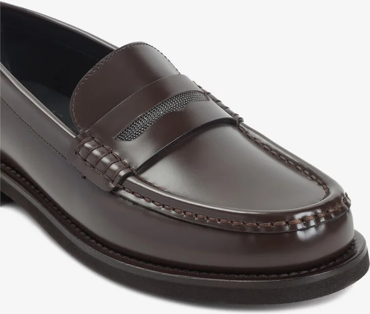Leather Slip-On Loafers - Image 3