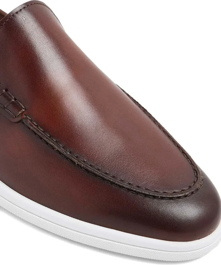 Leather Slip-On Loafers - Image 4