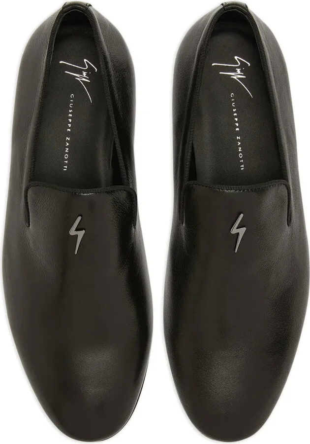 Leather Slip-On Loafers - Image 4