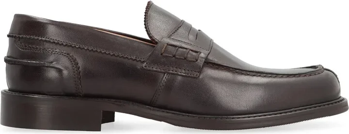 Leather Slip-On Loafers