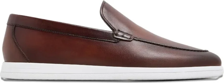 Leather Slip-On Loafers