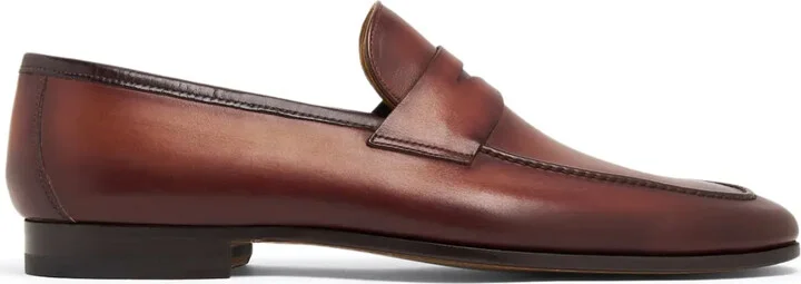 leather slip-on Penny loafers