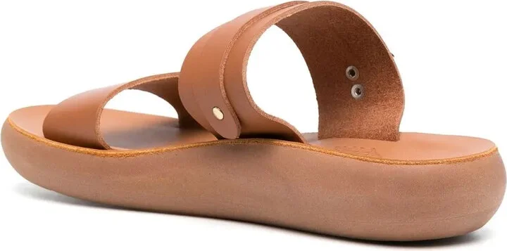 Leather Slip-On Sandals - Image 3