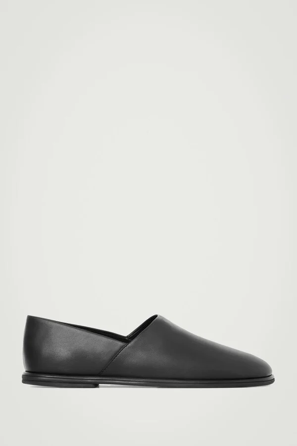 Leather Slip-On Shoes