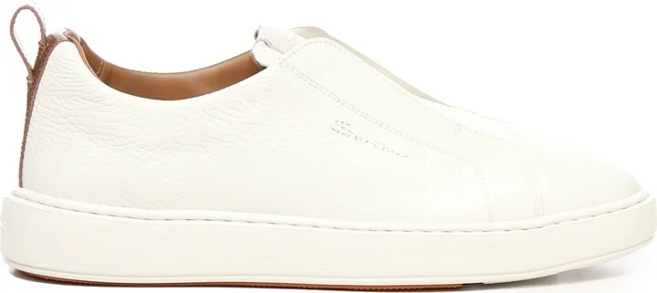 Leather Slip-on Sneakers