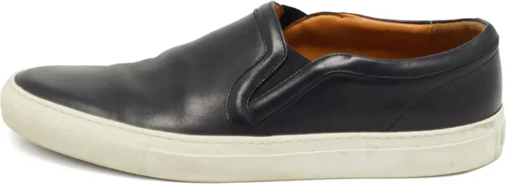 Leather Slip-On Sneakers