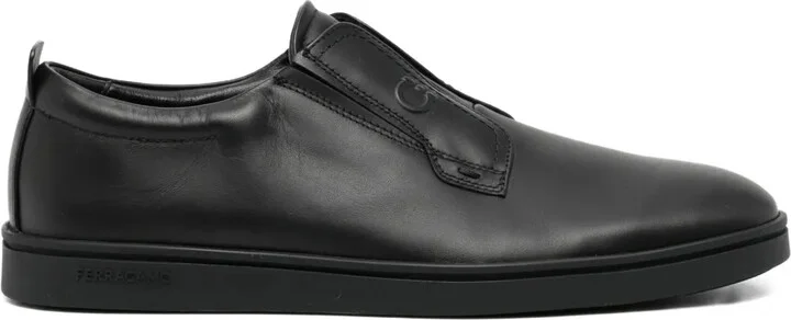 Leather Slip-On Sneakers