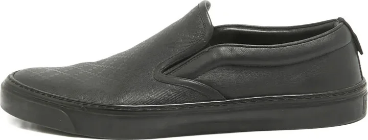 Leather Slip-On Sneakers