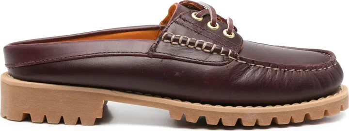 Leather Slipper Mules