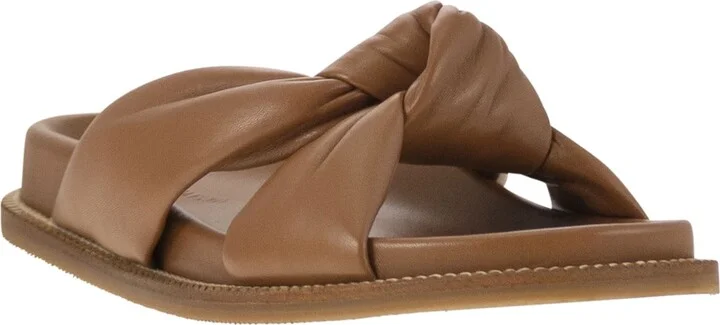 Leather Slipper With Fussbett And Knot - Image 2