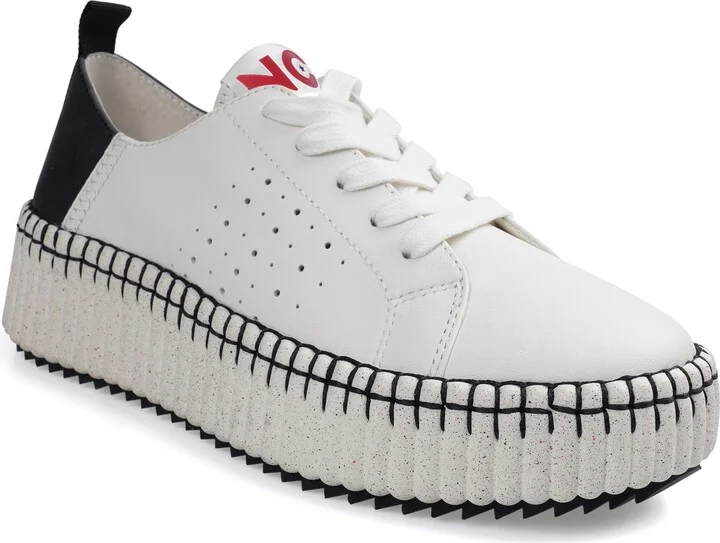 White/ Black Leather