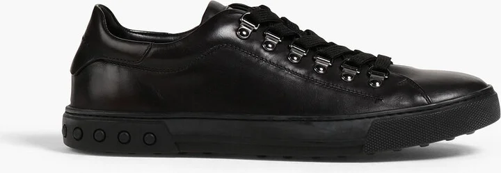 Leather sneakers