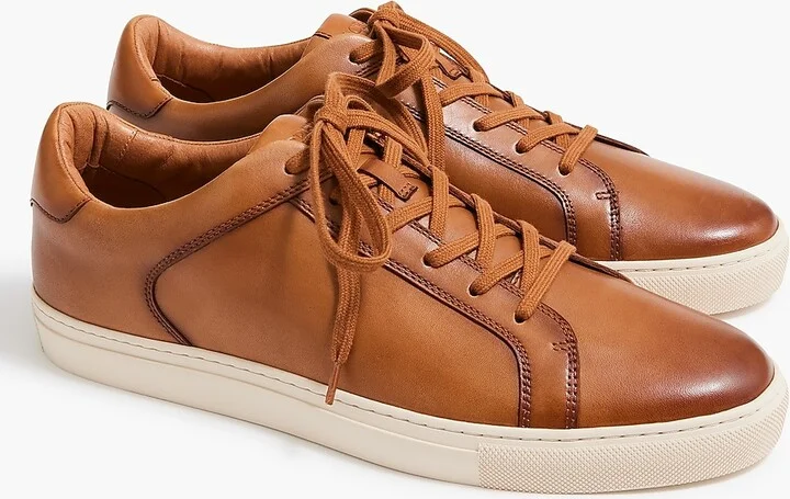 Leather sneakers
