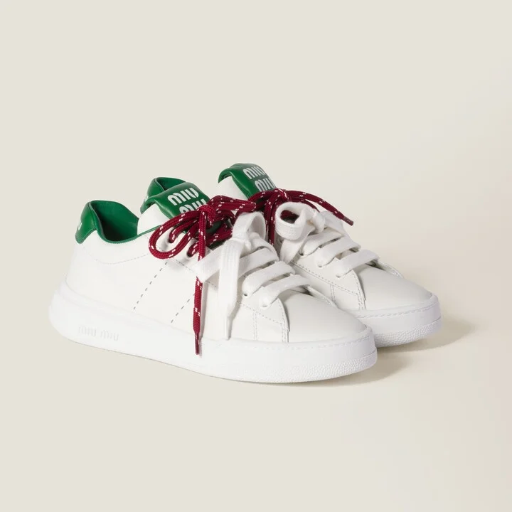 Leather sneakers