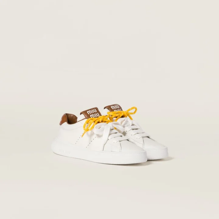 Leather sneakers
