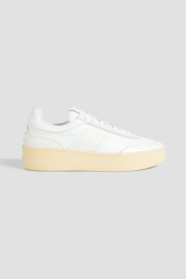 Leather sneakers