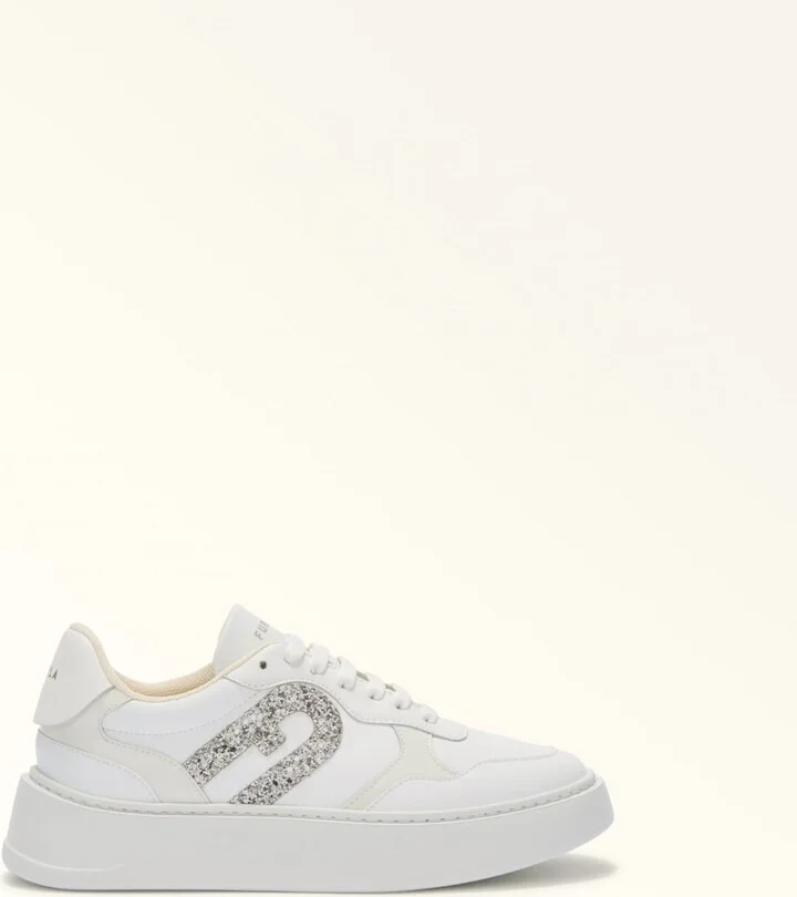Leather Sneakers White Color - Image 2