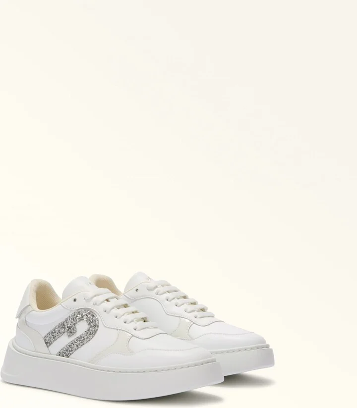 Leather Sneakers White Color