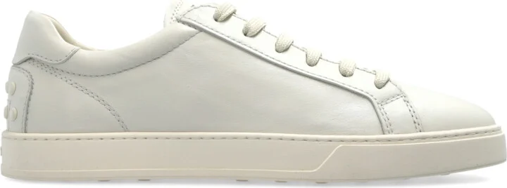 Leather Sneakers, , - White