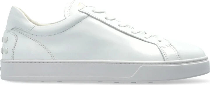 Leather Sneakers, , - White