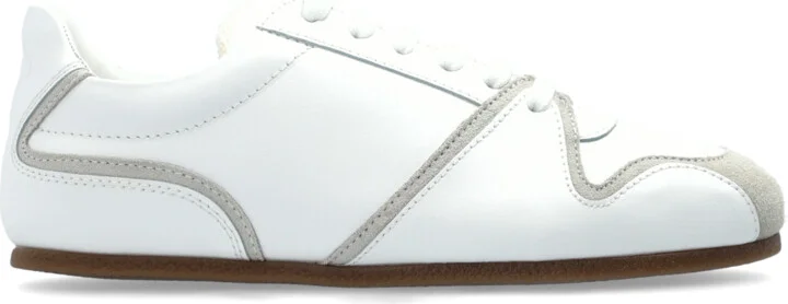 Leather Sneakers, , - White