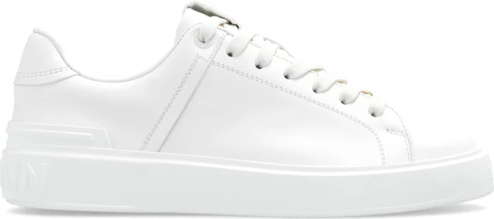 Leather Sneakers, , - White
