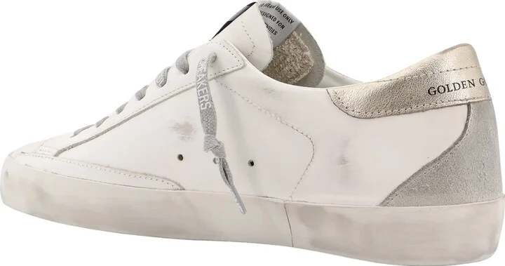 Leather Sneakers With Back Laminated Patch - Image 3