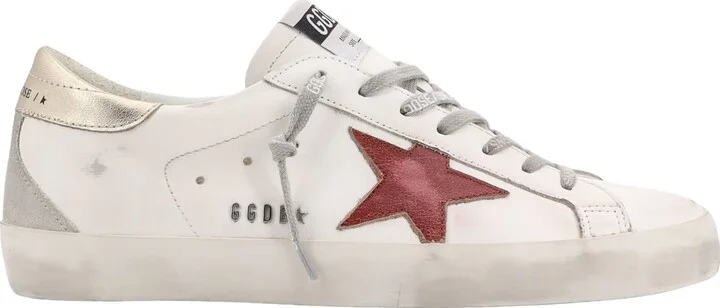 Leather Sneakers With Back Laminated Patch