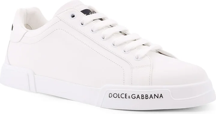 Leather Sneakers With Lateral Logo Patch - Image 2
