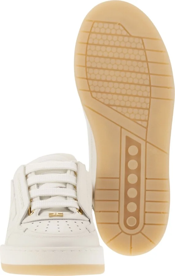 Leather Sneakers With Logo - Image 5