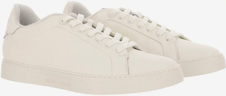 Leather Sneakers With Logo - Image 3
