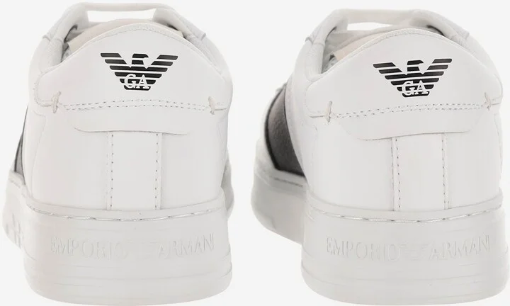 Leather Sneakers With Logo - Image 4