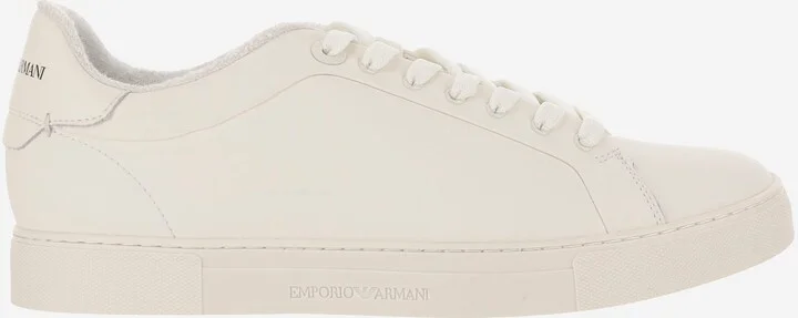 Leather Sneakers With Logo
