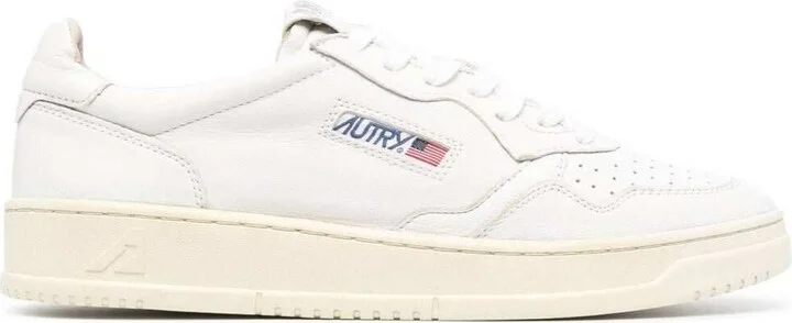 Leather Sneakers With Logo