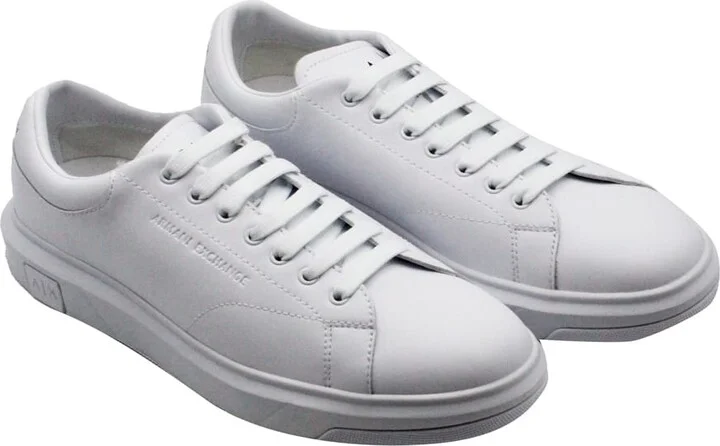 Leather Sneakers With Matching Box Sole And Lace Closure. Small Logo On The Tongue And Back - Image 2