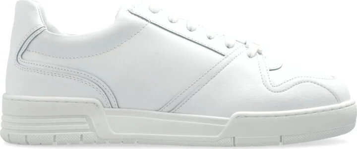 Leather Sports Shoes, , - White