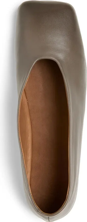 Leather Square-Toe Ballerina Shoes - Image 4