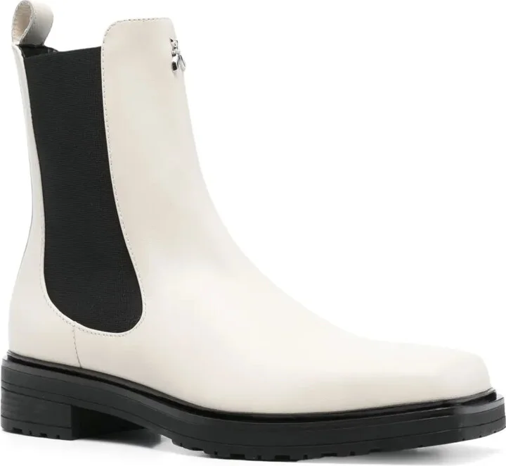 Leather Square Toe Boots - Image 2