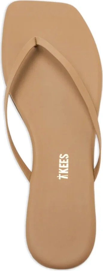 Leather Square-Toe Flat Sandals - Image 2
