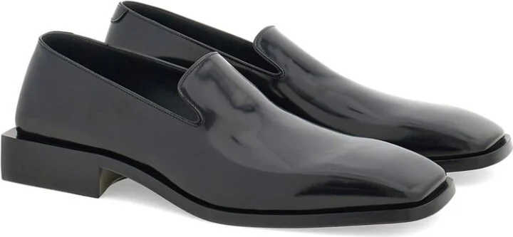 Leather Square-Toe Loafers - Image 2