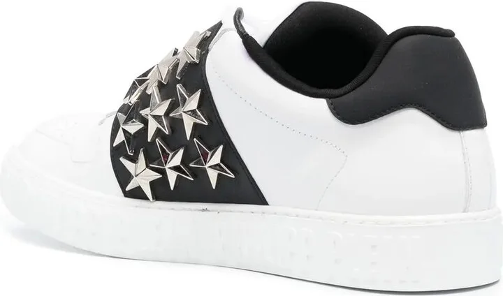 Leather Star Studded Sneakers - Image 3