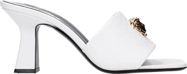 Leather Stiletto Heels Women's Sandals