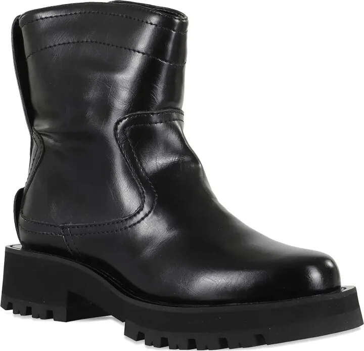 Leather Stitched Boots - Image 2